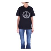 Zwarte T-shirts en Polos Moschino , Black , Dames