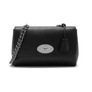 Medium Lily schoudertas Mulberry , Black , Dames