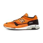 Made UK 1500 - Moderne Stijl Sneakers New Balance , Orange , Heren