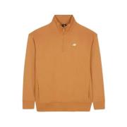 Geborduurde Half Zip Sweater New Balance , Brown , Heren