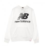 Essentials Stacked Logo Hoodie New Balance , White , Heren