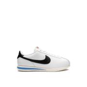 Lage Sneakers in Wit en Zwart Nike , White , Dames