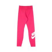 Hoge Taille Legging Futura Fireberry/Wit Nike , Pink , Dames