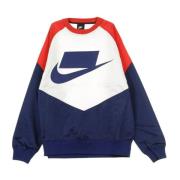 Crewneck Sweatshirt Blue Void/University Red/Sail Nike , Blue , Heren