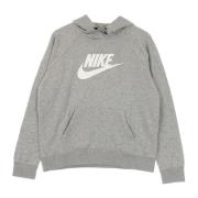 Essential Hoodie - Streetwear Collectie Nike , Gray , Dames