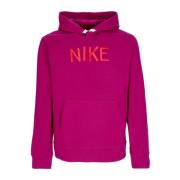 Dynamic Berry/White Pullover Hoodie Nike , Pink , Heren