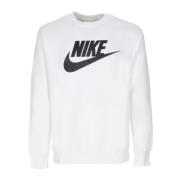Sportswear Club Graphic Crewneck Sweatshirt Nike , White , Heren