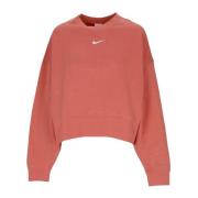 Essentials Fleece Oversized Crew Sweatshirt Nike , Pink , Dames