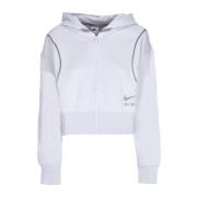 Air Fleece Full-Zip Hoodie voor dames Nike , White , Dames