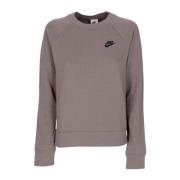 Essentials Fleece Crewneck Sportkleding Nike , Gray , Dames