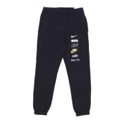 Zwarte Streetwear Sweatpants Club+ BB CF Nike , Black , Heren