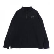 Klassieke Trend Fleece Quarter Zip Sweater Nike , Black , Dames