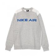 Sporty Air Crew Sweatshirt Nike , Gray , Heren