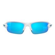 Mat Witte Zonnebril Oakley , White , Heren