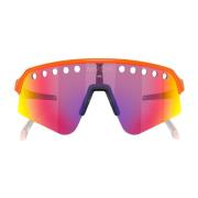 Oranje Zonnebril met Wraparound Oakley , Orange , Heren