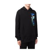 Bloemenpaneel Motief Hoodie Paul Smith , Black , Heren