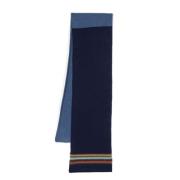 Gestreepte Rechthoekige Sjaal in Blauw Paul Smith , Blue , Heren