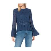 Tina blouse Pepe Jeans , Blue , Dames