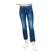 Victoria Ruffles Flar Pepe Jeans , Blue , Dames