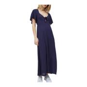 Maxi Jurk Pepe Jeans , Blue , Dames