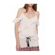 Mouwloze tops Pepe Jeans , Beige , Dames