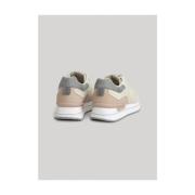 Minimalistische sneakers met contrasterende kleuren Pepe Jeans , Beige...