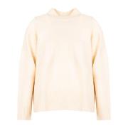 Ronde hals gekweek Pepe Jeans , Beige , Dames