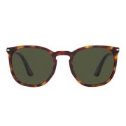 Klassieke vierkante zonnebril Persol , Brown , Unisex