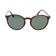 Stijlvolle zonnebril met ronde glazen Persol , Brown , Unisex
