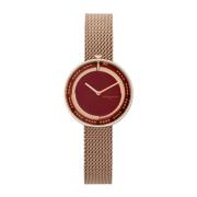 Rose Gouden Damesmode Horloge Pierre Cardin , Pink , Dames