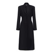 Single-Breasted Coats Pinko , Black , Dames