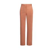 Bruine broek met rits Pinko , Brown , Dames