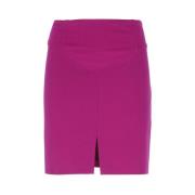 Paarse Rok met Achterritssluiting Pinko , Purple , Dames