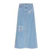 Jeans met logo Vetements , Blue , Dames
