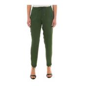 Tapered Trousers Fabiana Filippi , Green , Dames