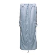 Maxi Skirts Coperni , Blue , Dames