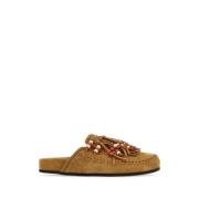 Suede Mountain Slippers Alanui , Brown , Heren