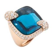 Superior Portret Diamanten Ring Pomellato , Blue , Dames
