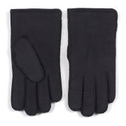 Zwarte Leren Handschoenen voor Heren Howard London , Black , Heren