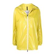 Regenjas, Helder Geel Moncler , Yellow , Dames