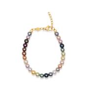 Women's Rainbow Pearl Bracelet Nialaya , Multicolor , Dames