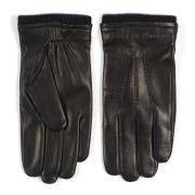 Premium Zwarte Leren Handschoenen voor Heren Howard London , Black , H...