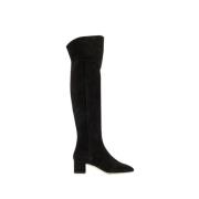 Over-knee Boots aeyde , Black , Dames