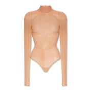 Bodysuit met glinsterende applicaties Nensi Dojaka , Beige , Dames