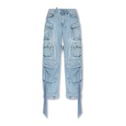 Cargo jeans The Attico , Blue , Dames