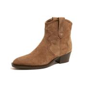 Damesschoenen Cannes Velour Hazelnoot Aw23 Guglielmo Rotta , Brown , D...