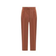 Leather Trousers Vtmnts , Brown , Heren