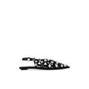 Grid openwork Ballerina The Attico , Black , Dames