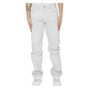 Witte Loose-fit Jeans voor Heren Maison Margiela , White , Heren