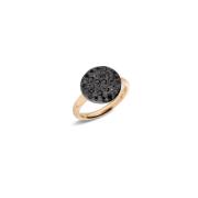 Zwarte Diamant Zandring Pomellato , Black , Dames